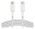 BELKIN KABEL USB-C - USB-C, OPLOT, 2.0 1M, BIAŁY - 2621137