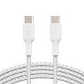 BELKIN KABEL USB-C - USB-C, OPLOT, 2.0 1M, BIAŁY - 1518012