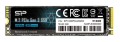 Dysk SSD Silicon Power A60 512GB M.2 PCIe NVMe Gen3x4 TLC 2200/1600 MB/s (SP512GBP34A60M28) - 726308