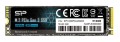 Dysk SSD Silicon Power A60 512GB M.2 PCIe NVMe Gen3x4 TLC 2200/1600 MB/s (SP512GBP34A60M28) - 2621624