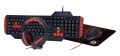 GEMBIRD ZESTAW GAMINGOWY GGS-UMG4-02 4W1 KLAWIATURA, MYSZ, PODKŁADKA, SŁUCHAWKI - 908205
