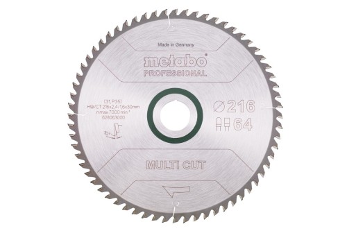 Metabo 628063000 ostrze do piły tarczowej 21,6 cm 1 szt. - 2150991