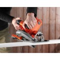 Black & Decker CS1550-QS przenośna pilarka tarczowa 19 cm Czarny, Pomarańczowy 5500 RPM 1500 W - 2623600