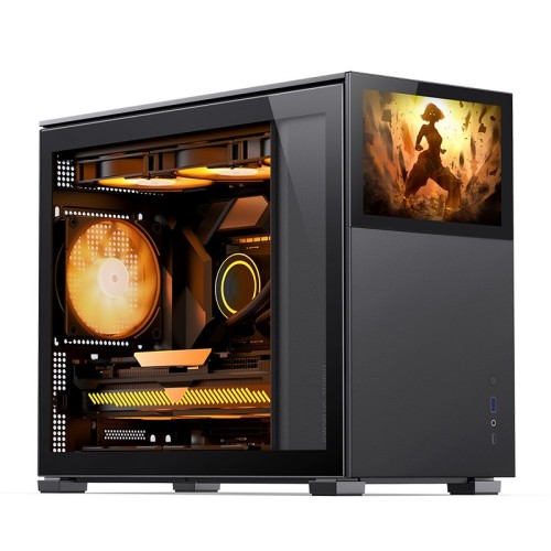 Obudowa Jonsbo D31 Screen Micro-ATX, Szkło Hartowane - czarna - 1893905