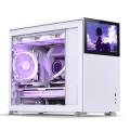 Obudowa Jonsbo D31 Screen Micro-ATX, Szkło Hartowane - biała - 2623802