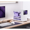 Obudowa Jonsbo D31 Screen Micro-ATX, Szkło Hartowane - biała - 2623805