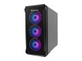 Obudowa NATEC Genesis Irid 503 ARGB NPC-1559 (Micro ATX. Mini ITX; kolor czarny) - 1453869