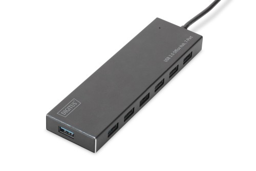 DIGITUS HUB USB 3.0/KONCENTRATOR 7XUSB 3.0 SUPERSPEED, AKTYWNY, ALUMINIUM DA-70241-1 - 1922600