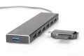DIGITUS HUB USB 3.0/KONCENTRATOR 7XUSB 3.0 SUPERSPEED, AKTYWNY, ALUMINIUM DA-70241-1 - 2012035
