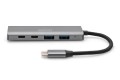 Digitus Koncentrator USB-C 4-portowy, 2 x USB A i 2 x USB-C - 2447826