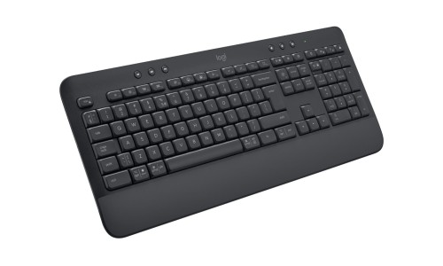 Logitech Signature K650 klawiatura Biuro Bluetooth QWERTY Amerykański międzynarodowy Grafitowy - 2089328