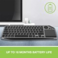 TECHLY BEZPRZEWODOWA KLAWIATURA DUALNA BT/RF TOUCH - 1523404