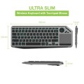 TECHLY BEZPRZEWODOWA KLAWIATURA DUALNA BT/RF TOUCH - 1523400