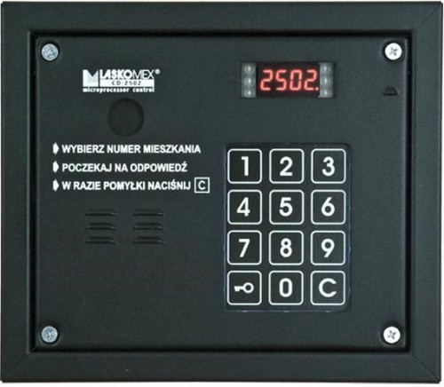 Laskomex CP-2503R czarna Panel audio z czytnikiem kluczy RFID - 1890041
