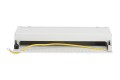 Panel krosowy modularny desktop 12x keystone, ekranowany, szary, prowadnica kabli, pola opisowe - 2254754