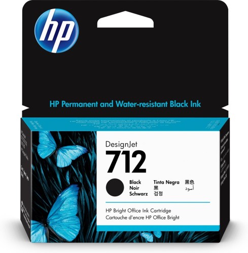HP Czarny wkład atramentowy 712 DesignJet 38 ml - 2221912