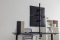 Uchwyt biurkowy pionowy 2xLCD max. 32" 8kg - 2625714