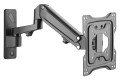 Uchwyt ścienny pojedynczy 1xLCD max 43" i 23kg z sprężyną gazową - 2600855