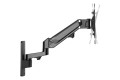 Uchwyt ścienny pojedynczy 1xLCD max 43" i 23kg z sprężyną gazową - 2182520