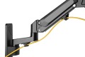 Uchwyt ścienny pojedynczy 1xLCD max 43" i 23kg z sprężyną gazową - 1987210