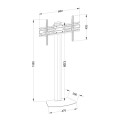 TECHLY STOJAK PODŁOGOWY TV LED/LCD 32-55 CALI 40KG - 1484624