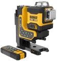 Poziomica laserowa akumulatorowa Dewalt DCLE34035B 18v xr 3x360 zielony laser sterowany pilotem - 2625809
