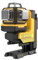 Poziomica laserowa akumulatorowa Dewalt DCLE34035B 18v xr 3x360 zielony laser sterowany pilotem - 2625808