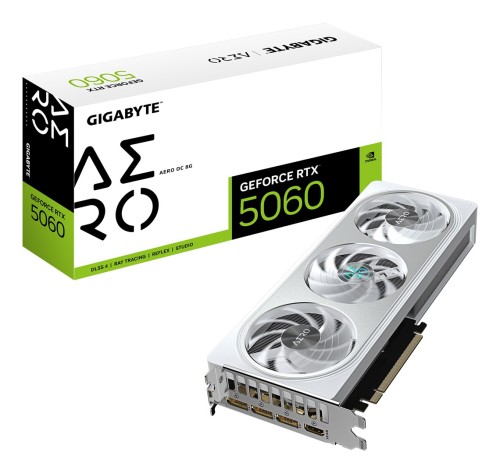 Karta graficzna Gigabyte GeForce RTX 5060 AERO OC 8GB - 2625975