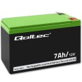 QOLTEC AKUMULATOR AGM 12V | 7AH | MAX. 105A | SECURITY - 2626124