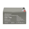 QOLTEC AKUMULATOR AGM 12V | 7AH | MAX. 105A | SECURITY - 1511566