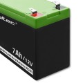 QOLTEC AKUMULATOR AGM 12V | 7AH | MAX. 105A | SECURITY - 2626126