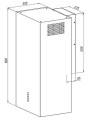 Okap AKPO WK-4 CUBERA WL ZŁOTY T520 M3 / SREBRNY FILTR ALUMINIOWY - 2620679