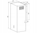 Okap AKPO WK-4 CUBERA WL CZARNY MAT T520 M3 / CZARNY FILTR ALUMINIOWY - 2620688