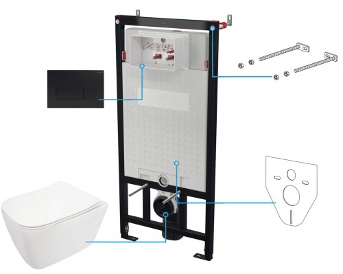 Deante Hiacynt New CDYN6ZPW zestaw WC podtynkowy - 2258906