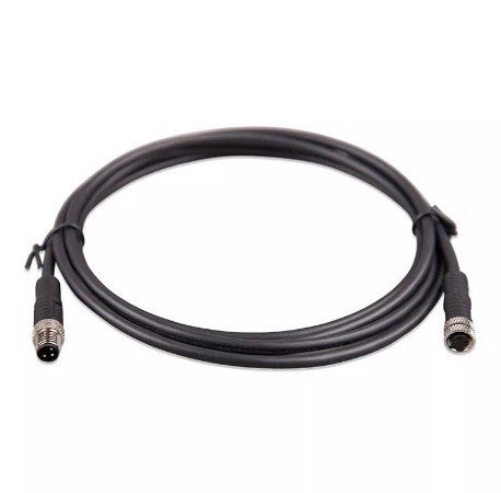 Victron Energy M8 circular connector Male/Female 3 pole cable 3m - 2621278