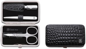 Zestaw podróżny ZWILLING Classic Inox 97505-004-0 – czarne pudełko 3 elementy - czarny