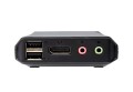 ATEN PRZEŁĄCZNIK KVM CS52DP-AT 2-PORTOWY HYBRYDOWY USB-C / DISPLAYPORT - 2622695