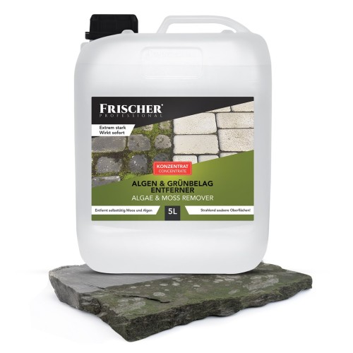 Płyn do usuwania mchu, glonów o zielonych nalotów Frischer 5l - 2623649