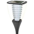 POWERNEED SOLARNA LAMPA OGRODOWA PEARL 100LM, CIEPŁY BIAŁY LEDX7, PANEL SOLARNY 1.6W CZUJNIK ZMIERZCHU, 80CM, CZARNA, ESL-25H - 2623917
