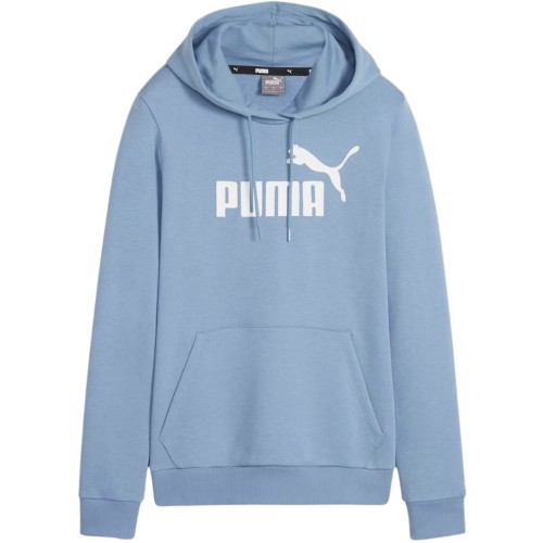 Bluza damska Puma ESS Logo Hoodie niebieska 586797 20 S - 2624694
