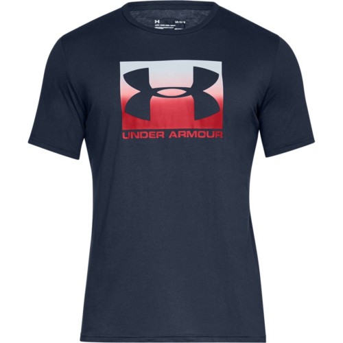 Koszulka męska Under Armour Boxed Sportstyle Ss granatowa 1329581 408 L - 2624702