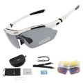 Okulary rowerowe Rockbros 10002 polaryzujące - białe - 2624815