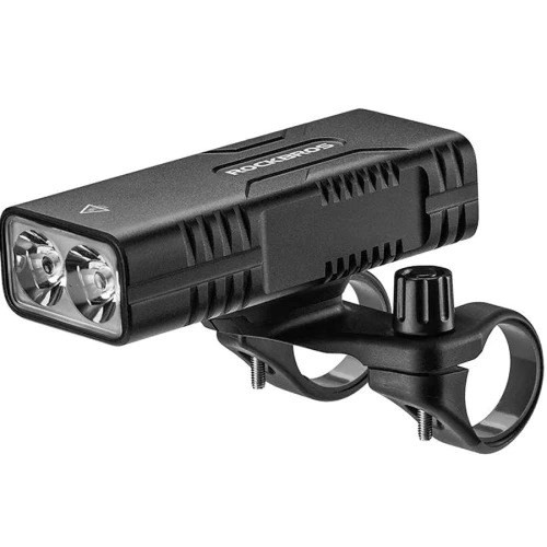 Lampka rowerowa Rockbros 24310002001 850 lm z funkcją powerbanku + kabel USB-C - USB-A - czarna - 2624818