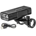 Lampka rowerowa Rockbros 24310002001 850 lm z funkcją powerbanku + kabel USB-C - USB-A - czarna - 2624819