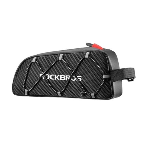 Torba Rockbros 039BK rowerowa na ramę 1 l z plecionką - czarna - 2624893