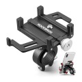 Uchwyt rowerowy Rockbros 699-BK ze stopu aluminium do telefonu - czarny - 2624921
