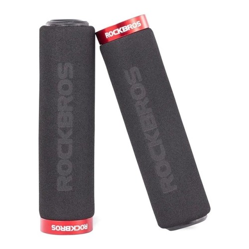 Uchwyty rowerowe Rockbros BT1001BKRD z gąbki na kierownicę - czarno-czerwone - 2624950