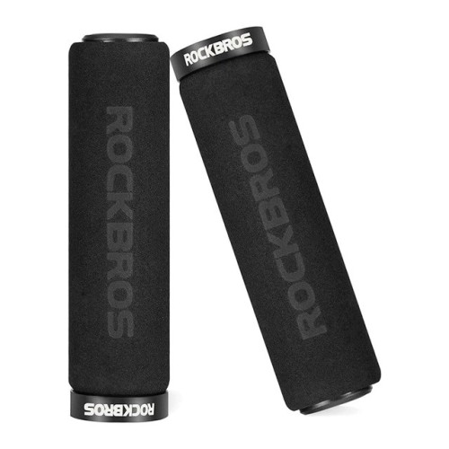 Uchwyty rowerowe Rockbros BT1001BKBK z gąbki na kierownicę - czarne - 2624955