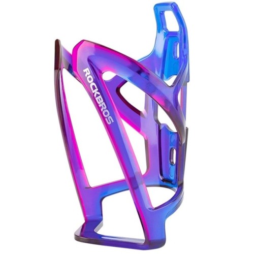 Uchwyt rowerowy Rockbros FK338 na bidon - niebiesko-fioletowy - 2624964