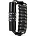 Zapięcie rowerowe Rockbros T609 na szyfr 1,5m - czarne - 2624988